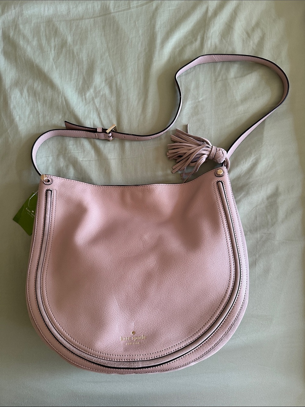NWT Kate Spade Leather Crossbody Hobo Bag